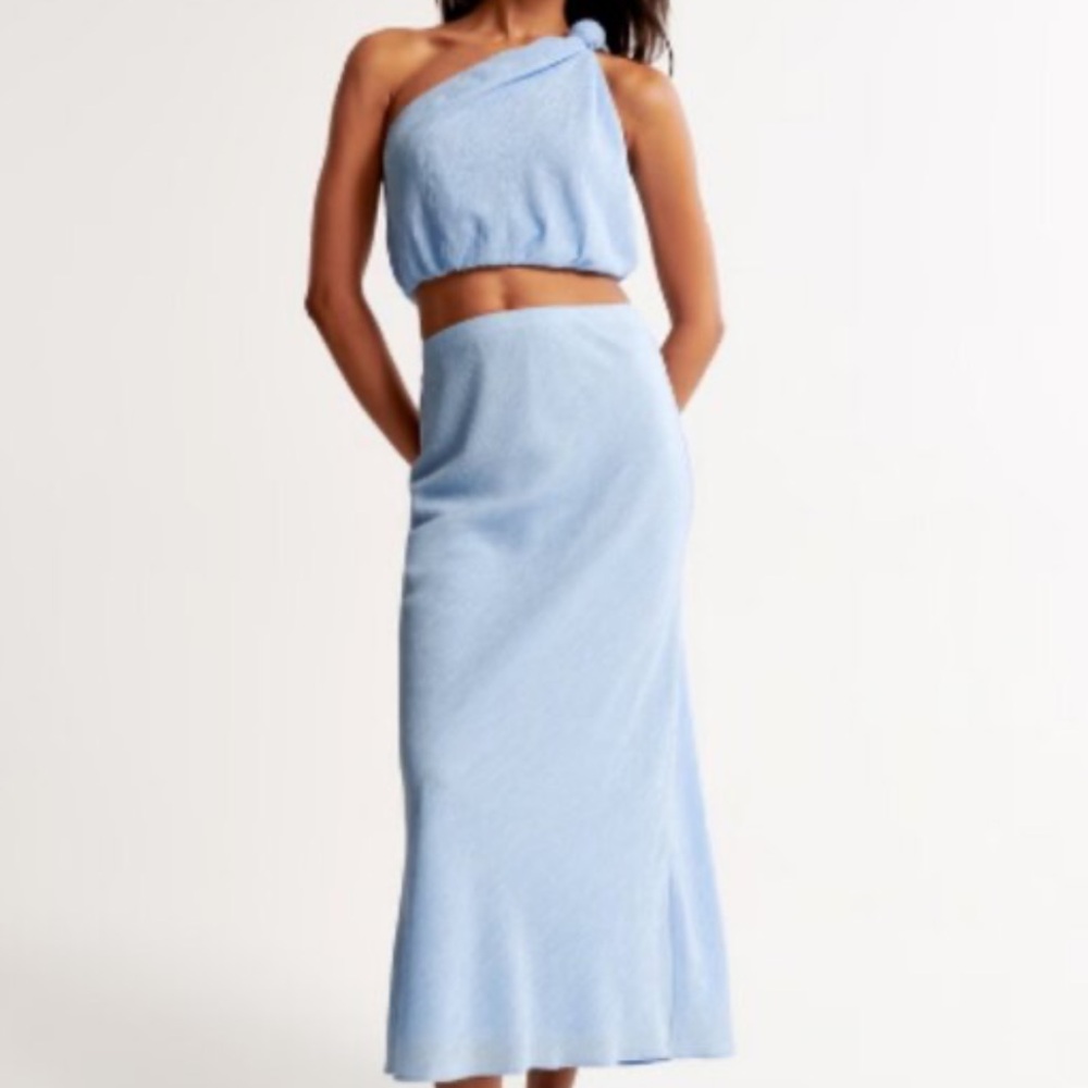 Abercrombie textured tank and skirt set